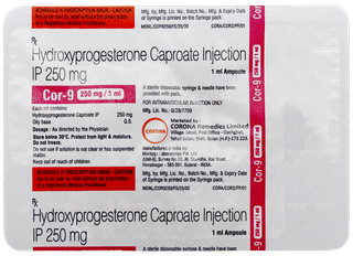 Cor 9 250Mg Injection 1Ml